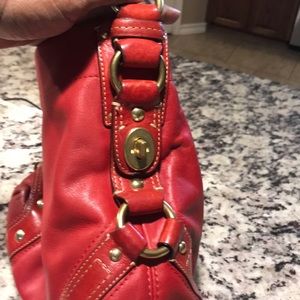 Authentic COACH bag . Rose Red